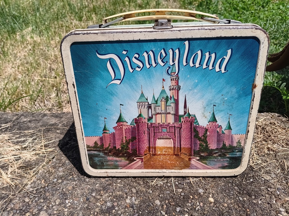 Vintage Disneyland Metal Lunch Box Aladdin Industries Tomorrowland