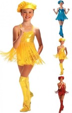 Dance Costume Locomotion 3pc Set YELLOW Adult X-Large Shake It Up Go Go New