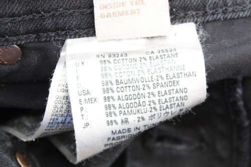 Herren Diesel Tepphar Jeans W32 L32 Stretch Schwarz 32R Slim Tapered Carrot - Bild 17 von 17