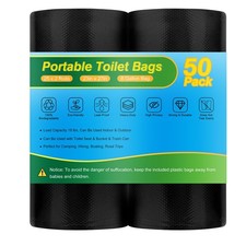 Portable Toilet Bags for Camping Potty - 50 PCS Camping Toilet