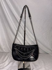 Her Universe Skelanimals Kit the Cat Chain Shoulder Bag - Goth Y2K