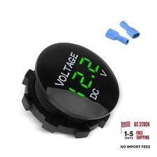 Car Voltmeter Gauge Dc 12-24 V Led Digital Voltage Meter Waterproof Mini Car Voltmeter Gauge Dc 12-24 V Led Digital Voltage Meter Waterproof Mini