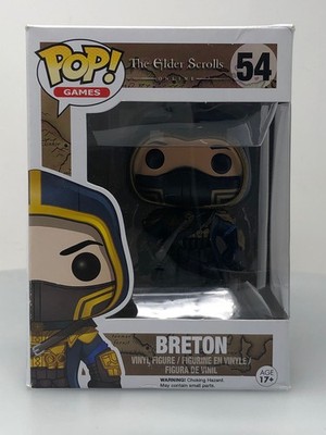 Funko POP! Games Elder Scrolls Breton #54 Vinyl Figure DAMAGED BOX SEE PICS