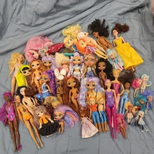 Barbie Lol Disney Doll Lot Mixed Brands