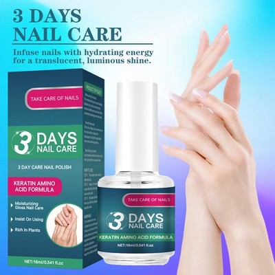 Nagelpflegeöl 16 ml, 3-Tage-Nagelpflegelack, feuchtigkeitsspendender Nagelglanz