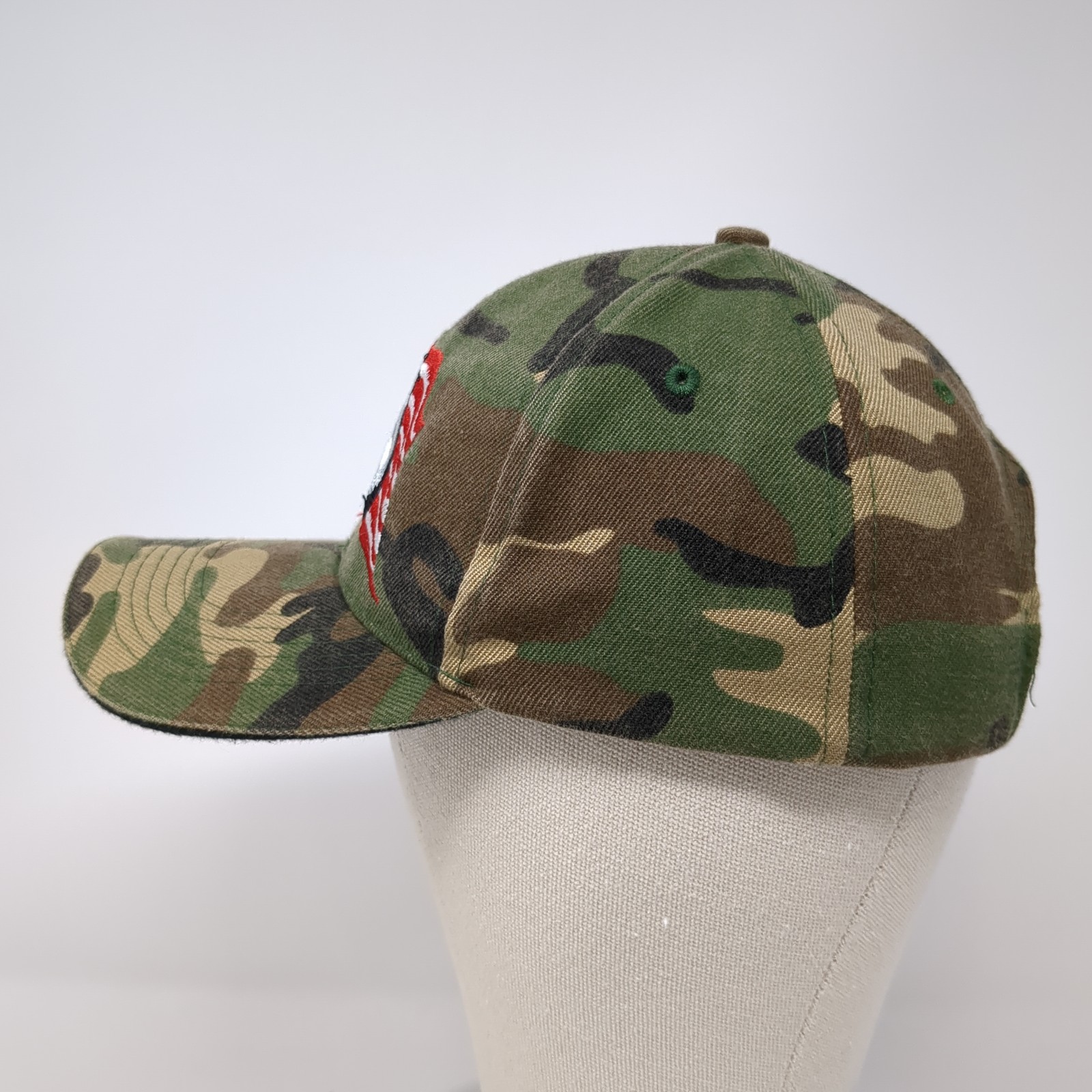 American Flag Eagle Strapback Hat Multicolor One … - image 3