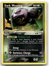 Dark Weezing 42/109 Uncommon EX Team Rocket Returns Pokemon EN HP on eBay