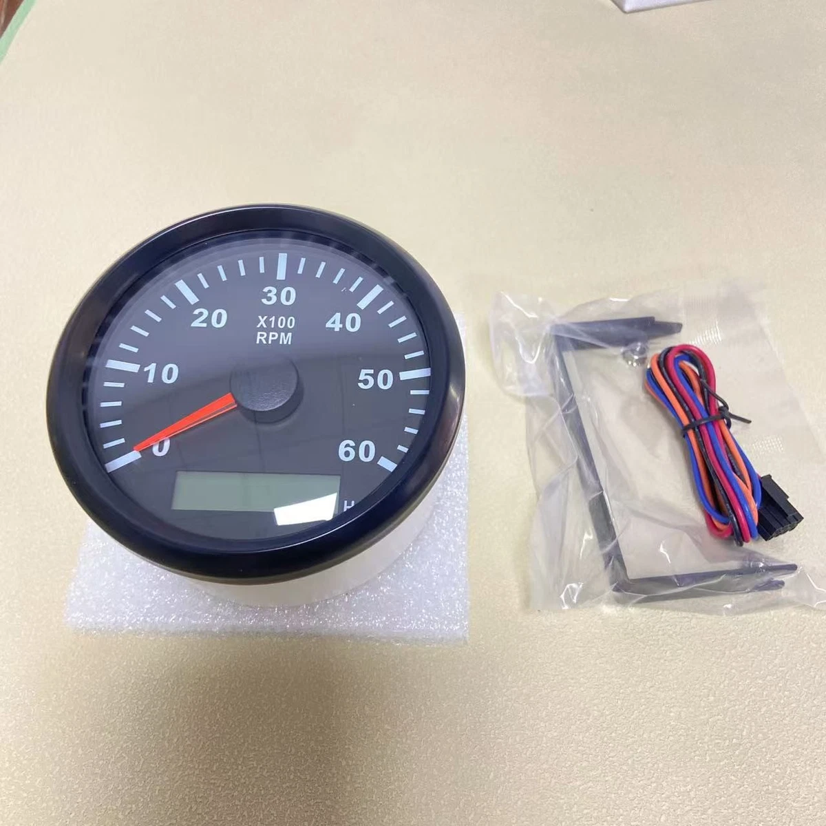 Tacómetro fueraborda 6000 8000 RPM apto para Yamaha Baisei Suzuki 2/4 tiempos