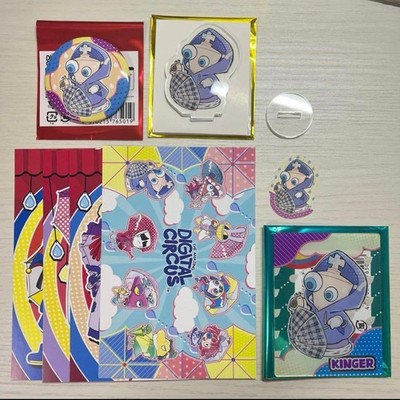 The Amazing Digital Circus Acrylic Stand Card Kinger Goods Set Rainy Day