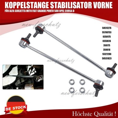 2 x Verstärkte Koppelstange vorne für Fiat Punto 199 EVO Opel Corsa D Fiat 500L