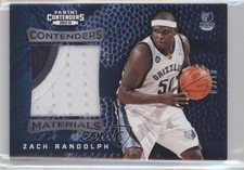 2012-13 Panini Contenders Contenders Materials Prime 3/10 Zach Randolph #6 0c3