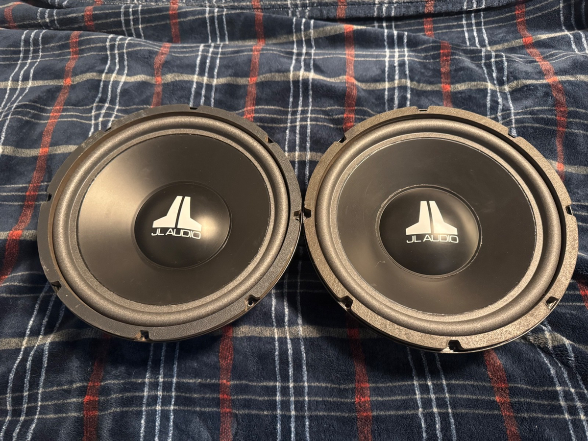 2 JL Audio 12W6 Version 1 Dual 6ohm Old School Subwoofers W6 | eBay