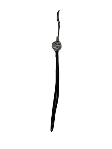 Gucci Smartphone strap Leather Black USED E0328-74