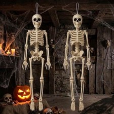 Halloween Decorations Hanging Small Skeletons: 2PCS 16Inches