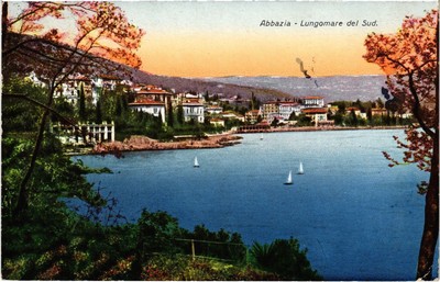 CPA AK Abtei Südpromenade KROATIEN (1462157)