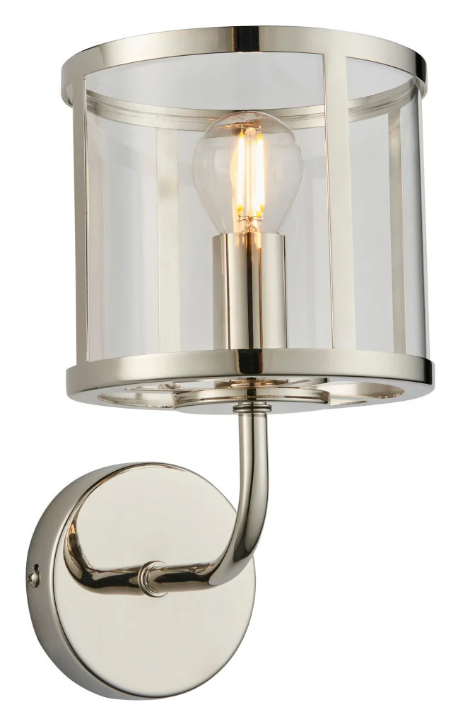 Wall Light Silver Hopton Bright Nickel Endon 106003