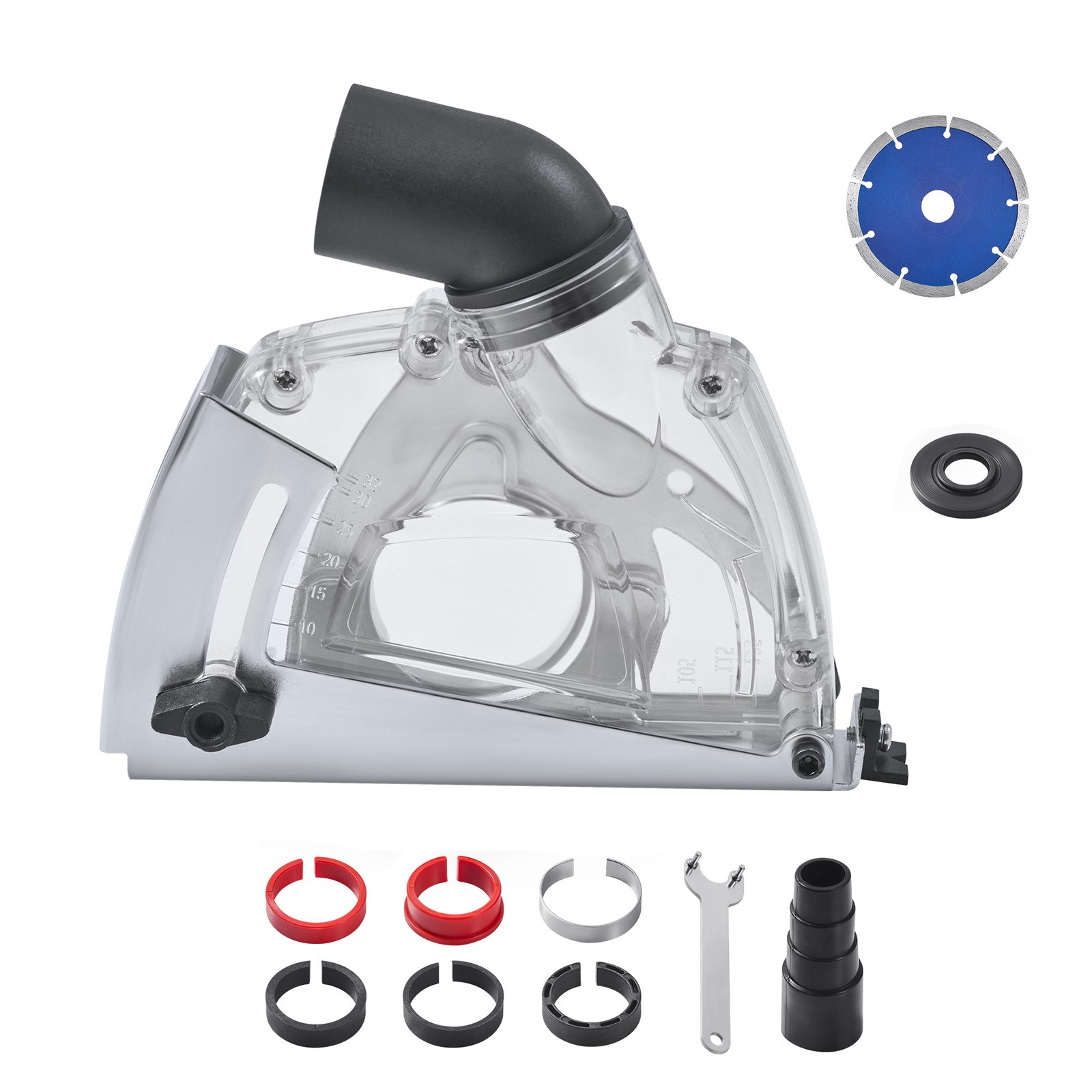 Capot de protection meuleuse d'angle 100 125 mm carter de sécurité pour meule 125 mm