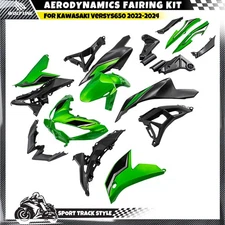 WOLFLINE Bodywork Fairing Kits For Kawasaki Versys KLE 650 2022-2025 ABS Green