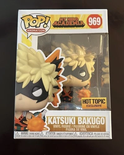 My Hero Academia Katsuki Bakugo Funko Pop! 969 in Pop Protector
