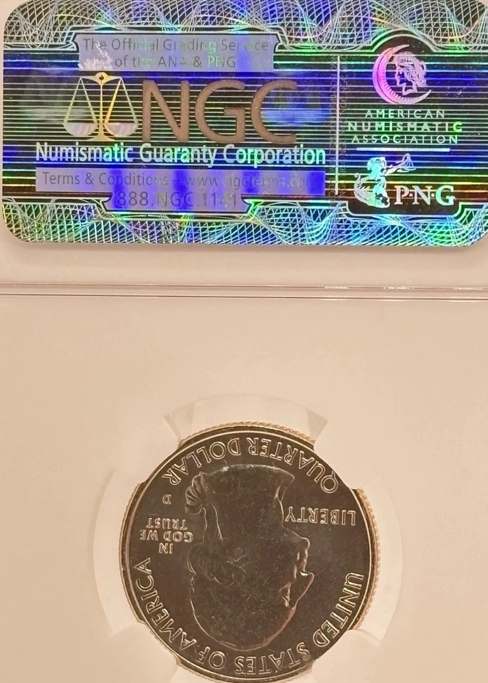 2011-P ATB 25C “Olympic” Early Releases” MS 67 #13429 - Image 4 of 4