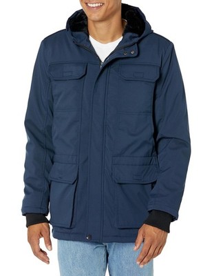 Urban Republic Mens Techno Shell Jacket, Navy, Large 