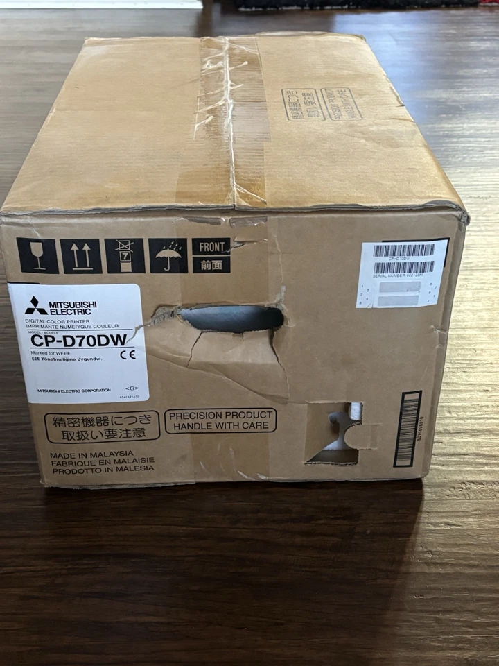 Mitsubishi CP-D70DW Dye Sublimation Printer photo printer New In Box Photo Booth - Image 3 of 4