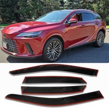 Side Car Window Visor Vent Deflectors Rain Guards Compatible with Lexus RX 35...
