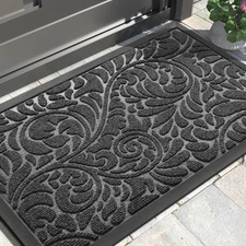 Yimobra Sturdy Door Mat, Heavy Duty Front Welcome Mats for Home Entrance Outdoor