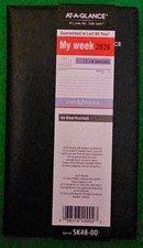 2026 At-A-Glance DayMinder My Week Planner Black 3.5" x 6" SK48-00