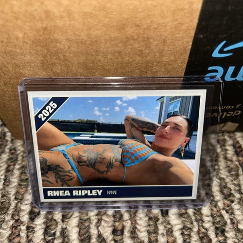 RHEA RIPLEY SEXY CUSTOM CARD WWE