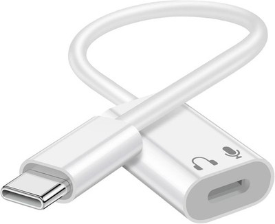 USB C to Lightning Audio Adapter, USB Type C Male to Lightning Female Earphone C