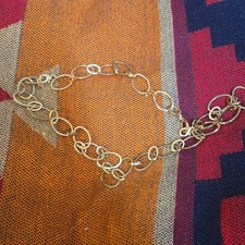 Avon Gold Tone Necklace, Double Clasped
