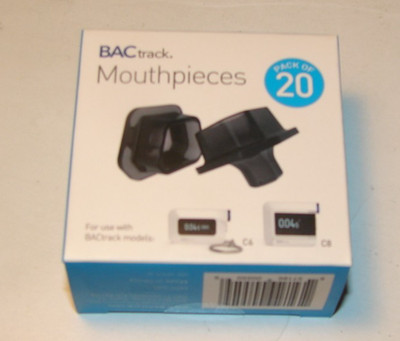 BACtrack C-Series Breathalyzer Mouthpieces (20 Count) | NEW IN BOX