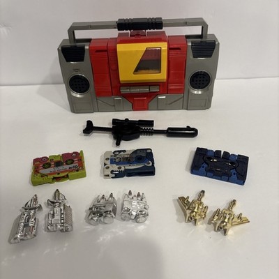 Transformers Vintage G1 Blaster Exclusive 1984 Takara With 3 Cassettes Complete
