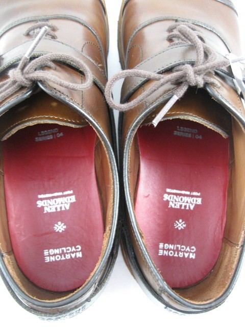 Allen Edmonds "PARK AVENUE VELO" Cap Toe Dress Shoe 11 D Dark Chili USA (696N)