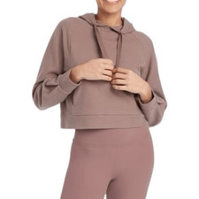 NEW All in Motion Brown Cozy Rib Hoodie XS