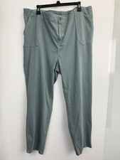 32 Degrees Heat Women's Size XXL Twill Pants Pockets Elastic Waist Green