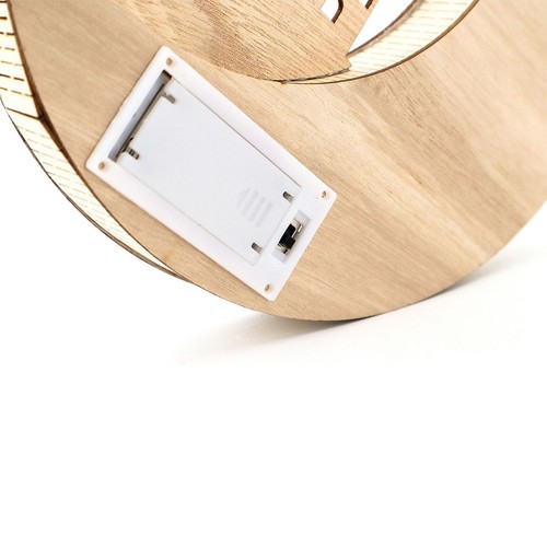 Decorative Wooden Moon Star Table Lamp for Ramadan and Eid Festivities - Picture 14 of 17