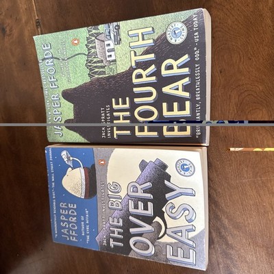 Jasper Fforde lot 2 Nursery Crime books The Fourth Bear & The Big Over Easy PB