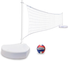 Watervolly Adjustable Pool Volleyball Net, Includes Two 110Lb Water-Filled Bases