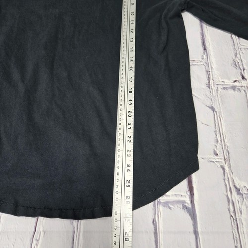 Camisa gráfica manga larga Abercrombie and Fitch para hombre talla M negra verde naranja - Imagen 10 de 11