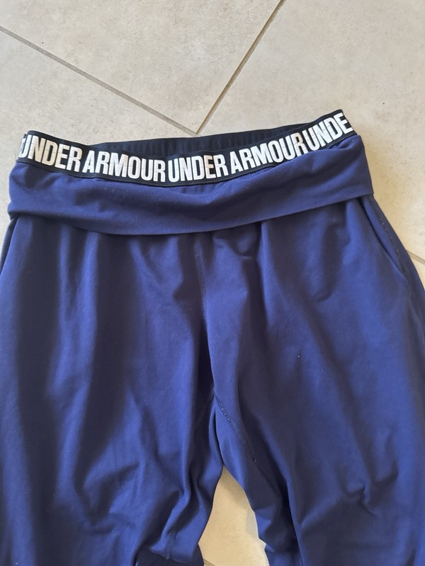 UNDER ARMOUR WOMEN’S SIZE LARGE BLUE LEGGINGS