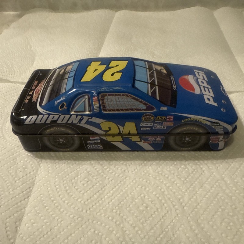PEPSI JEFF GORDON 24 NASCAR DUPONT DOUBLE CRISP TIN MONTE CARLO