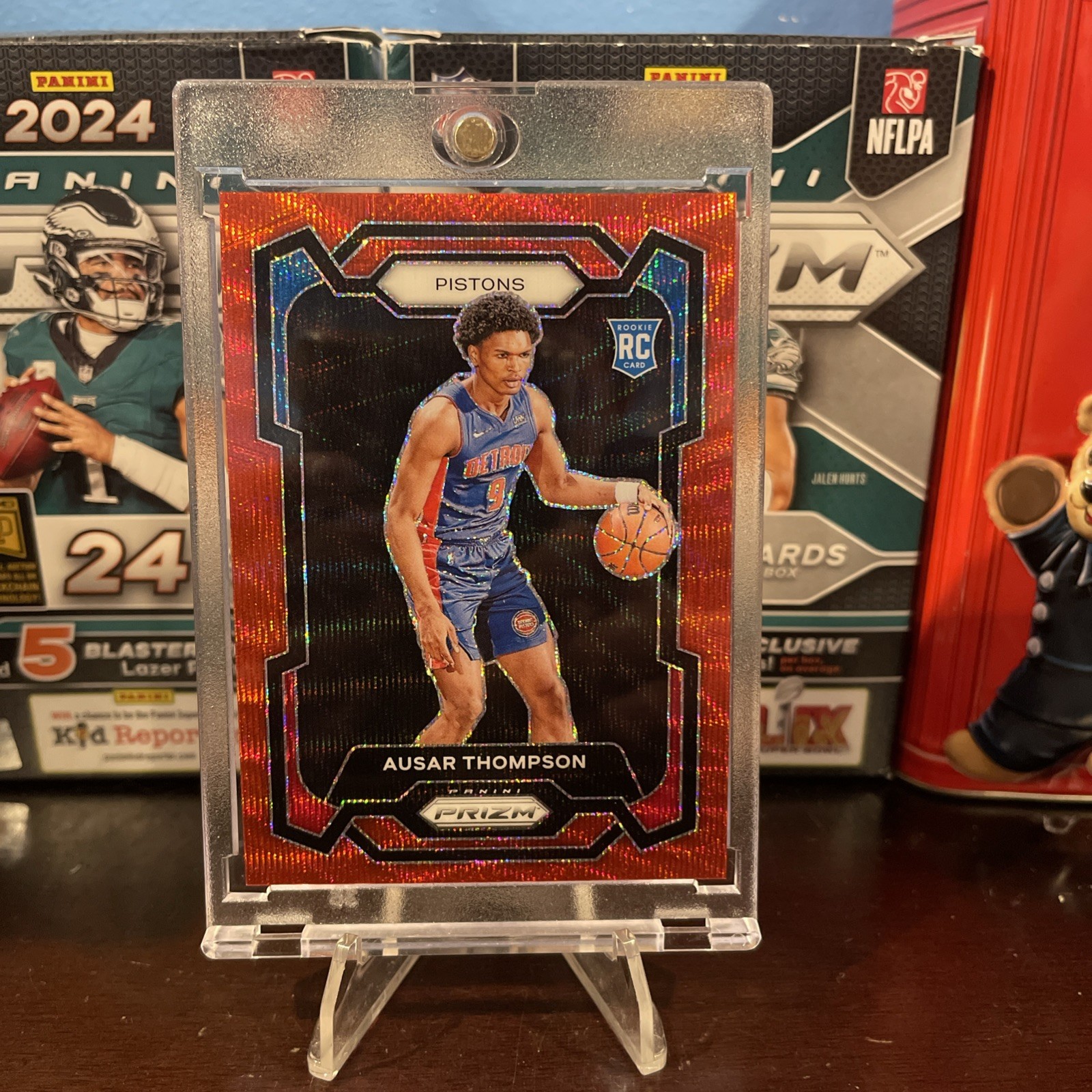 2023-24 Panini Prizm - Ausar Thompson #178 Ruby Wave Prizm (RC)