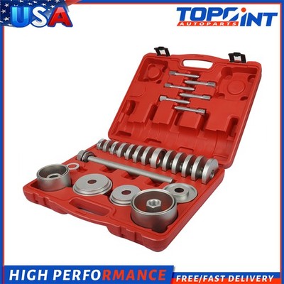 31pcs Front Wheel Hub Drive Bearing Removal Install Adapter Tool Kits Master Set