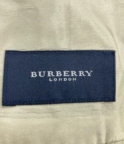 BURBERRY 7% & 500 23:59 on the 18th Linen Blend Check Pattern Tailored - Picture 3 of 8