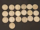 United States Walking Liberty Half Dollars 90% Silver Lot Of 19 1934 To 1948