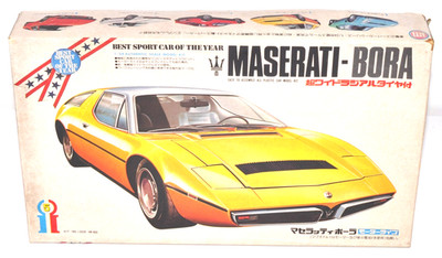 Vintage Ikko Maserati Bora 1/24 Motorized Model Kit FA-130 Japan Rare from Japan