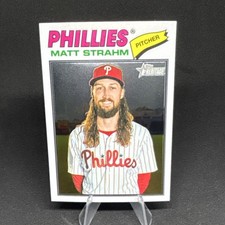 Topps 2023 Heritage Matt Strahm #193 Phillies MLB Baseball Card