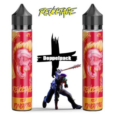 2x Revoltage Red Pineapple Aroma Doppelpack Longfill E-Liquid Ananas Frische
